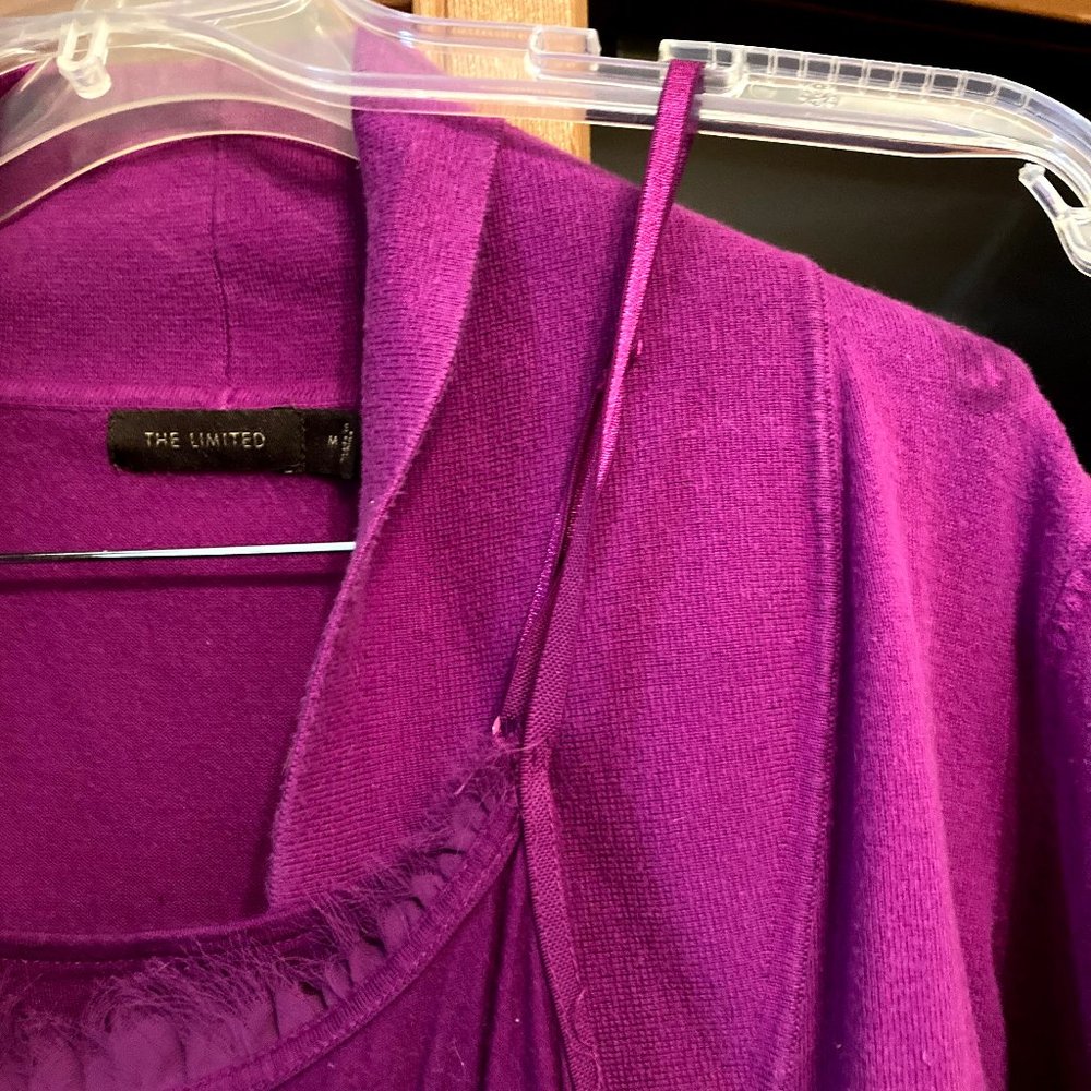 Magenta Sweater/Tank Set